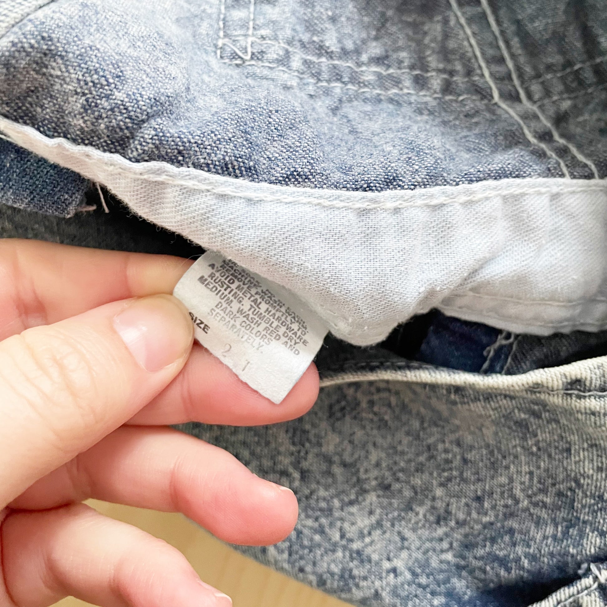 Vintage OshKosh Acid Wash Button Pocket Overalls - Yellow Clover Vintage Kids Clothes