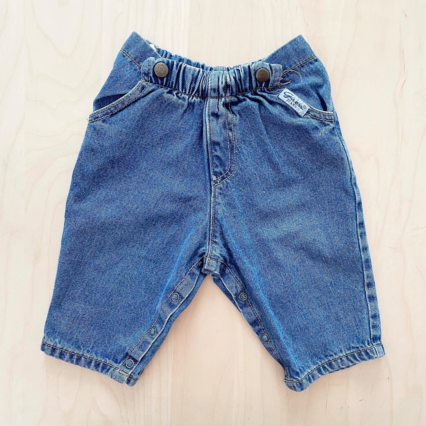 Guess Baby Adjustable Jeans - Yellow Clover Vintage Kids Clothes