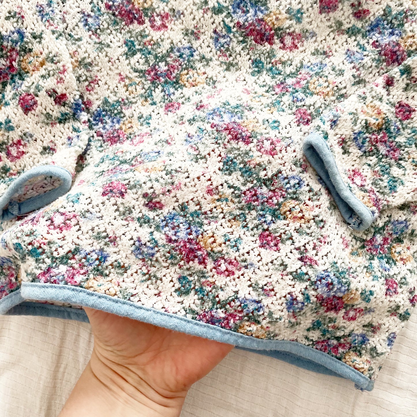 Woven Floral Long Sleeve Top - Yellow Clover Vintage Kids Clothes