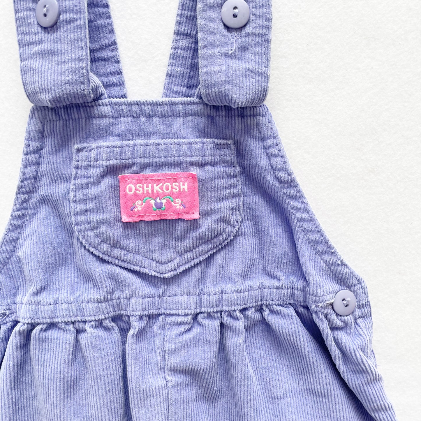 OshKosh Purple Bow Back Overalls