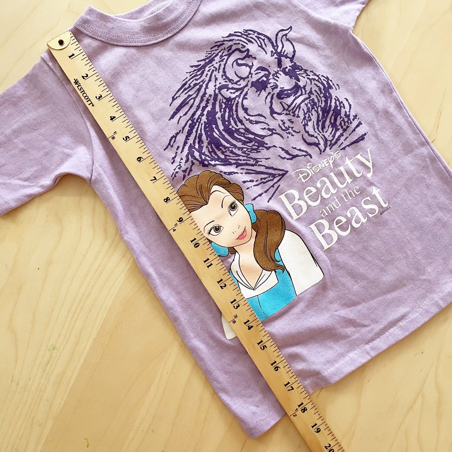 Belle Beauty and the Beast Tee - Yellow Clover Vintage Kids Clothes