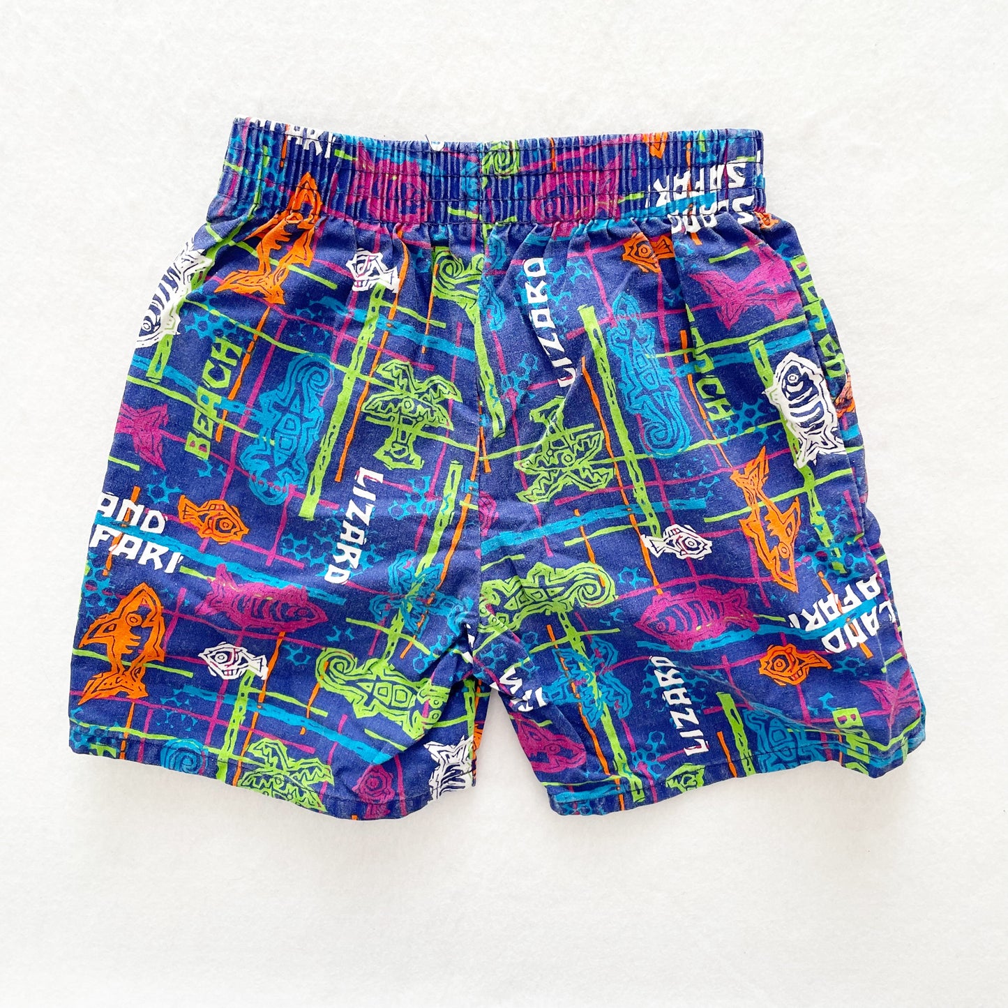OshKosh Island Safari Shorts - Yellow Clover Vintage Kids Clothes