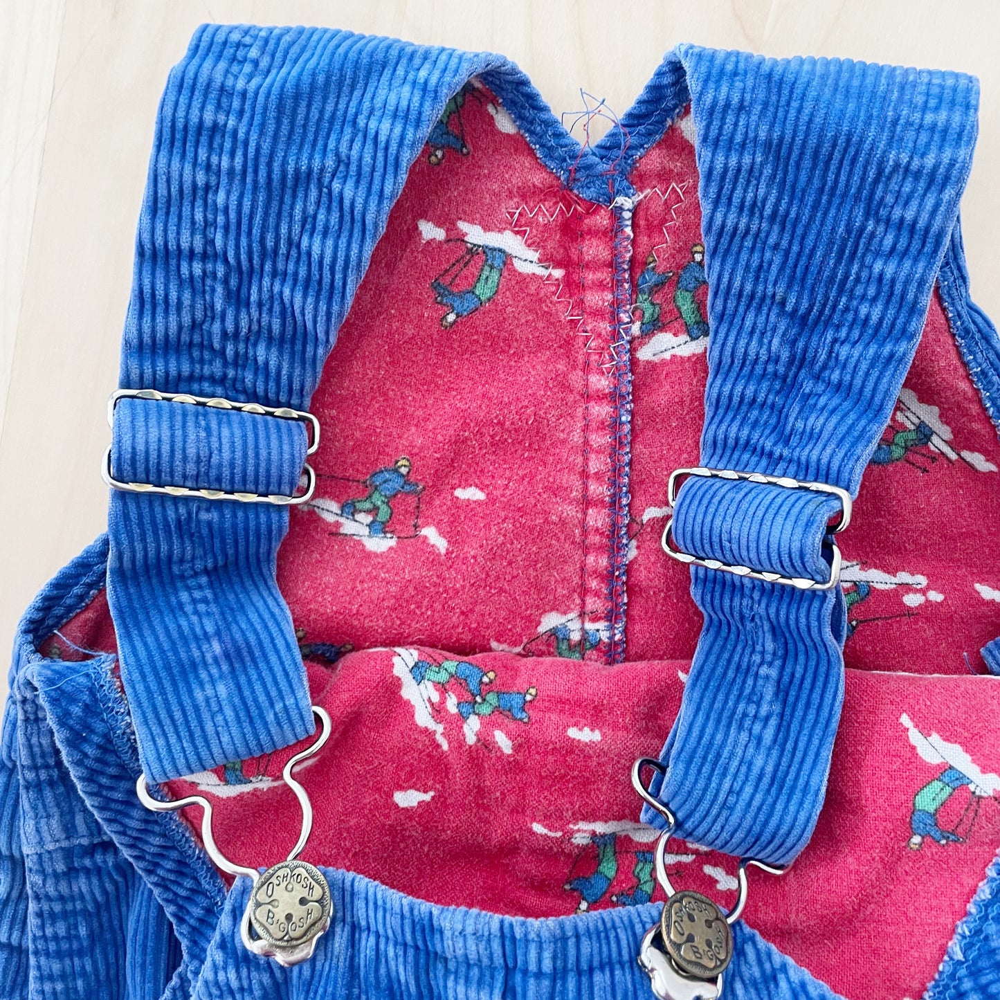 OshKosh Cord Flannel Lined Overalls