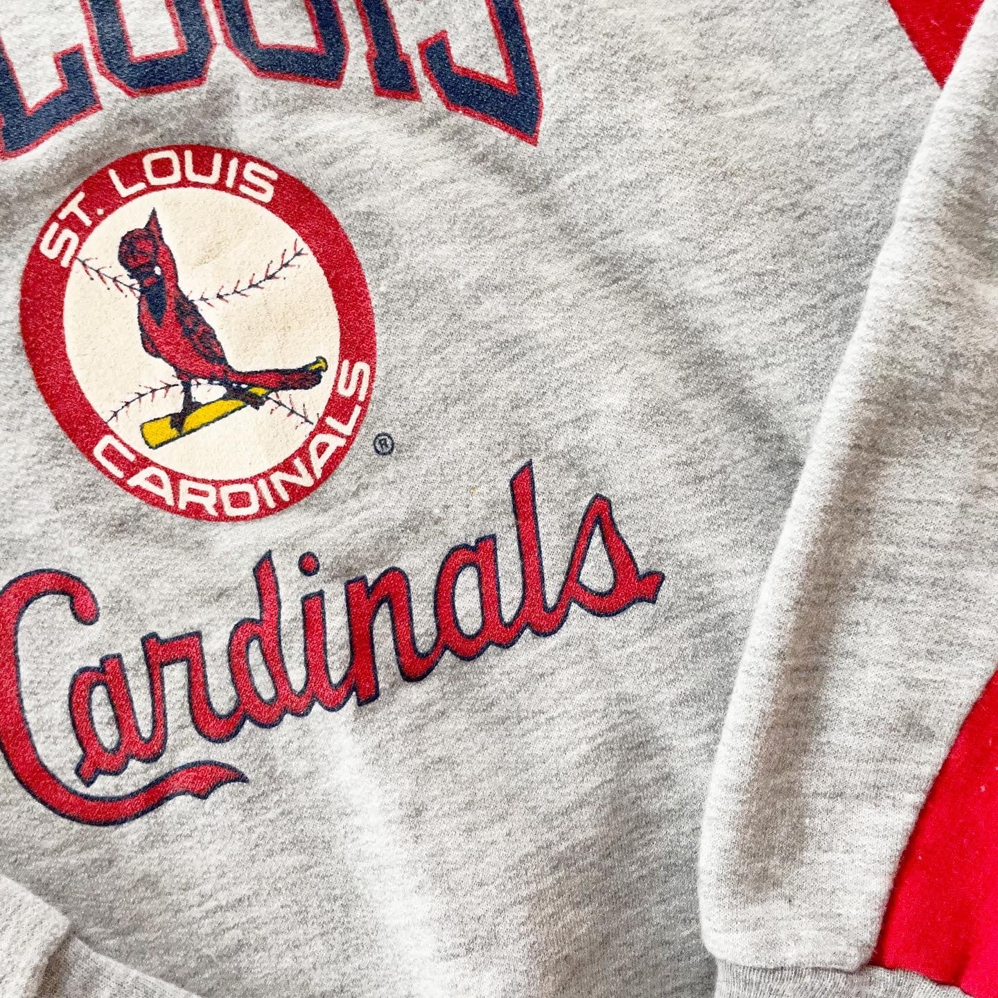 St. Louis Cardinals Sweatshirt - Yellow Clover Vintage Kids Clothes