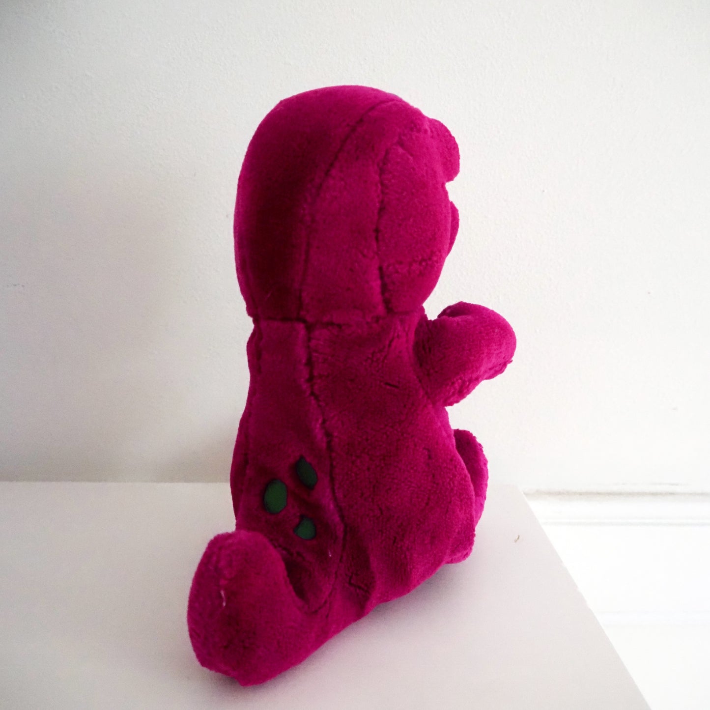 Barney Beanie Plush (Small) - Yellow Clover Vintage Kids Clothes