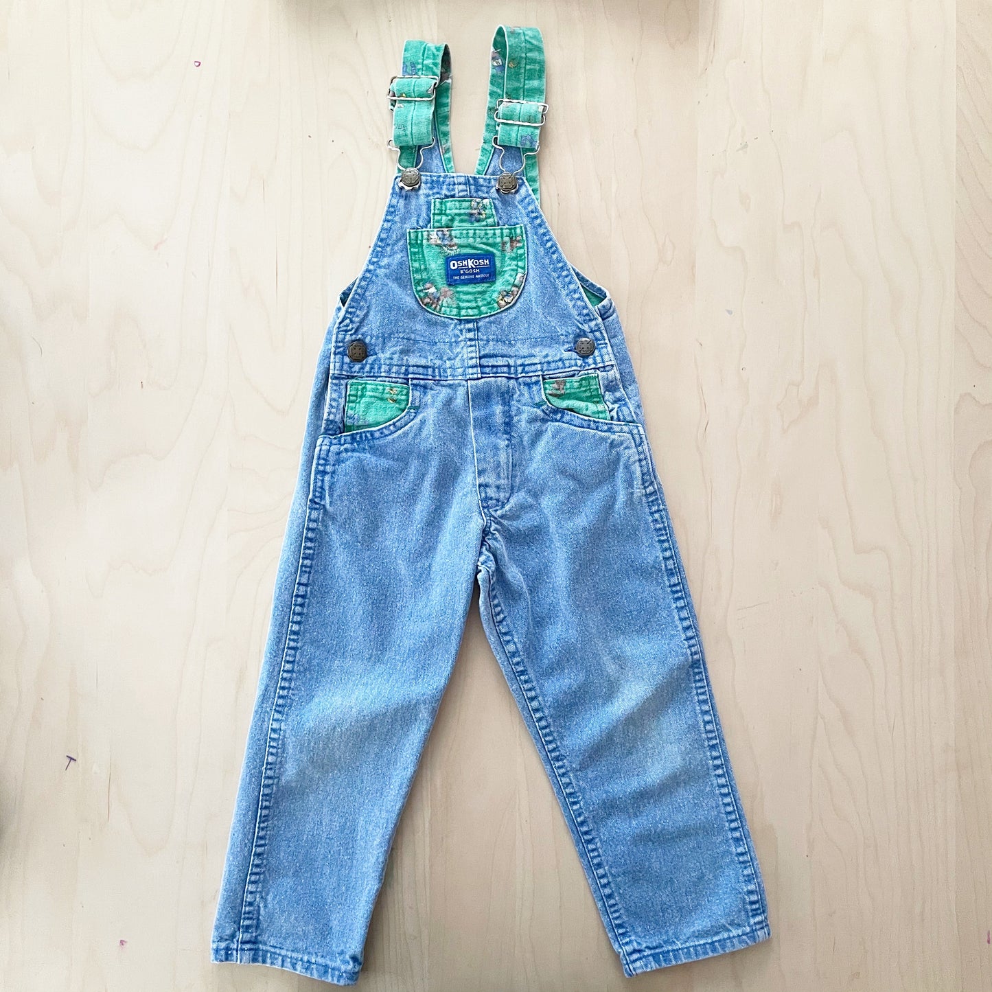 OshKosh Blue Wash Cowboy Detail Overalls