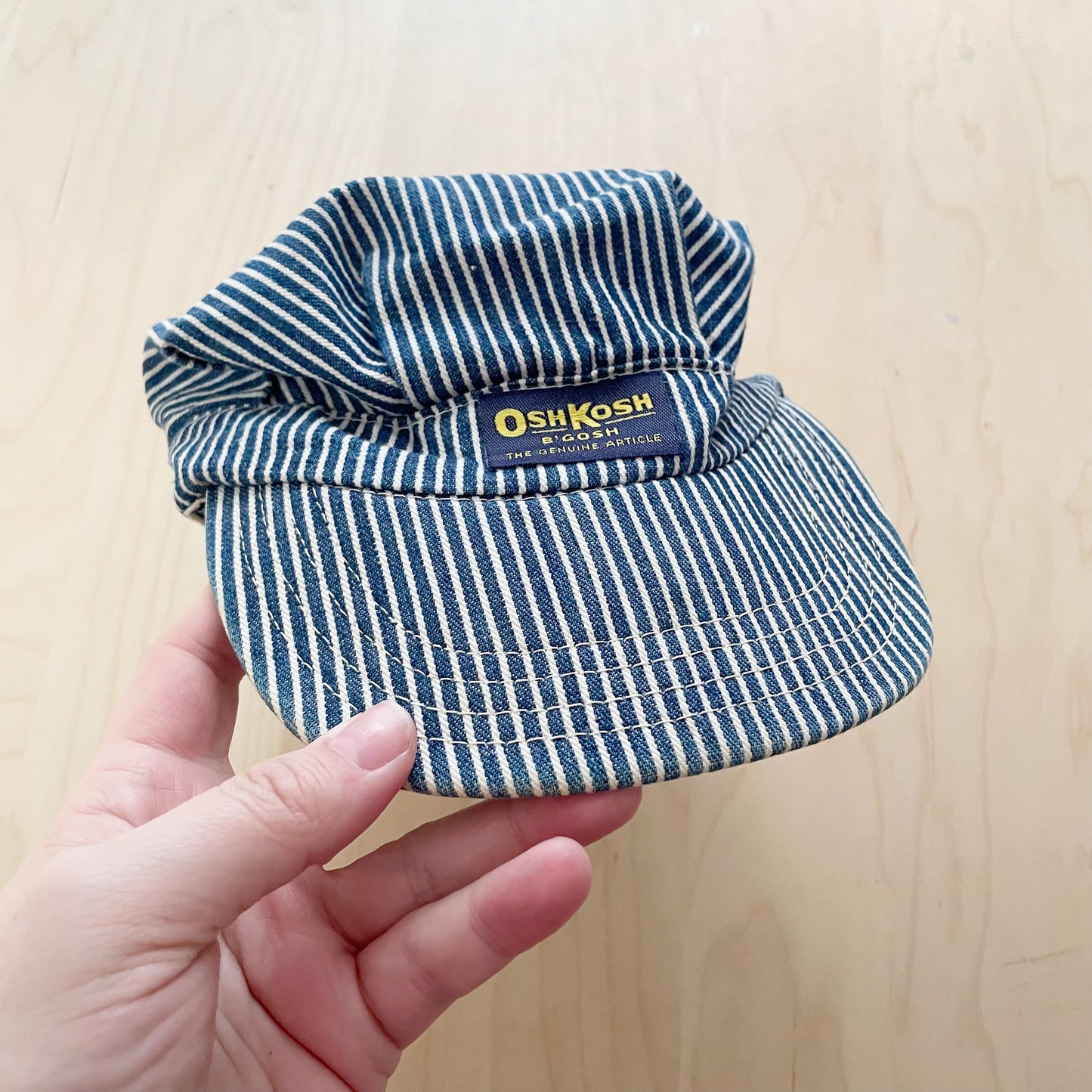 Vintage OshKosh Hickory Stripe Hat