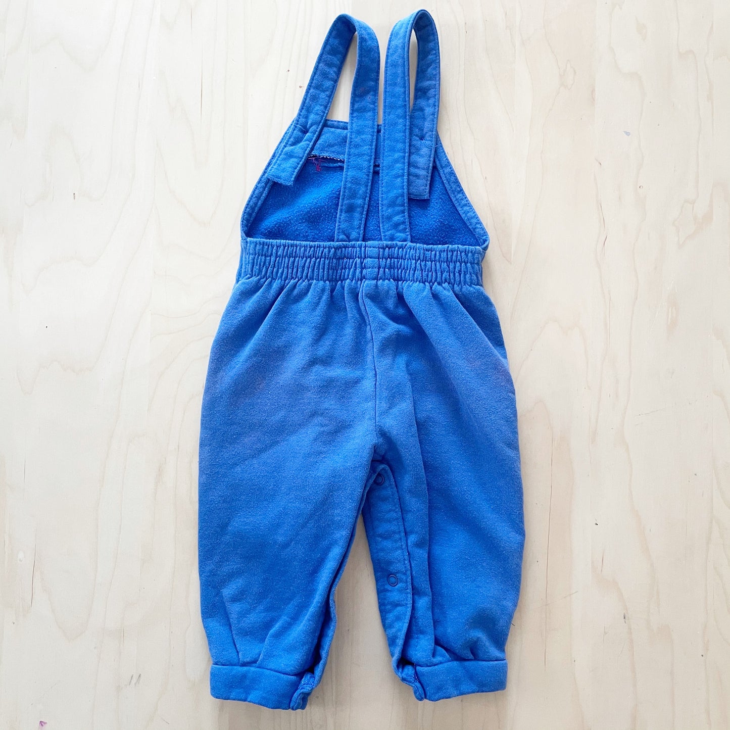 Vintage OshKosh Sweatshirt Romper Overalls - Yellow Clover Vintage Kids Clothes