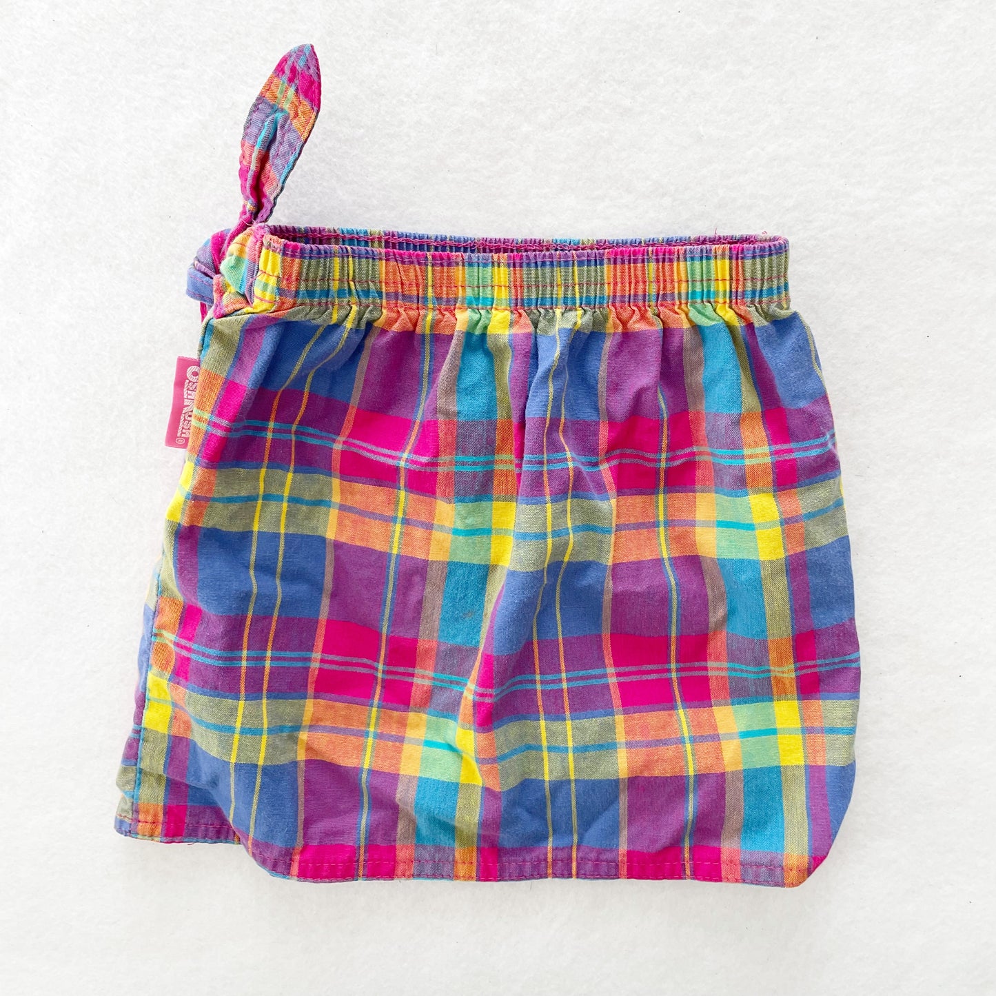 OshKosh Plaid Skirt - Yellow Clover Vintage Kids Clothes