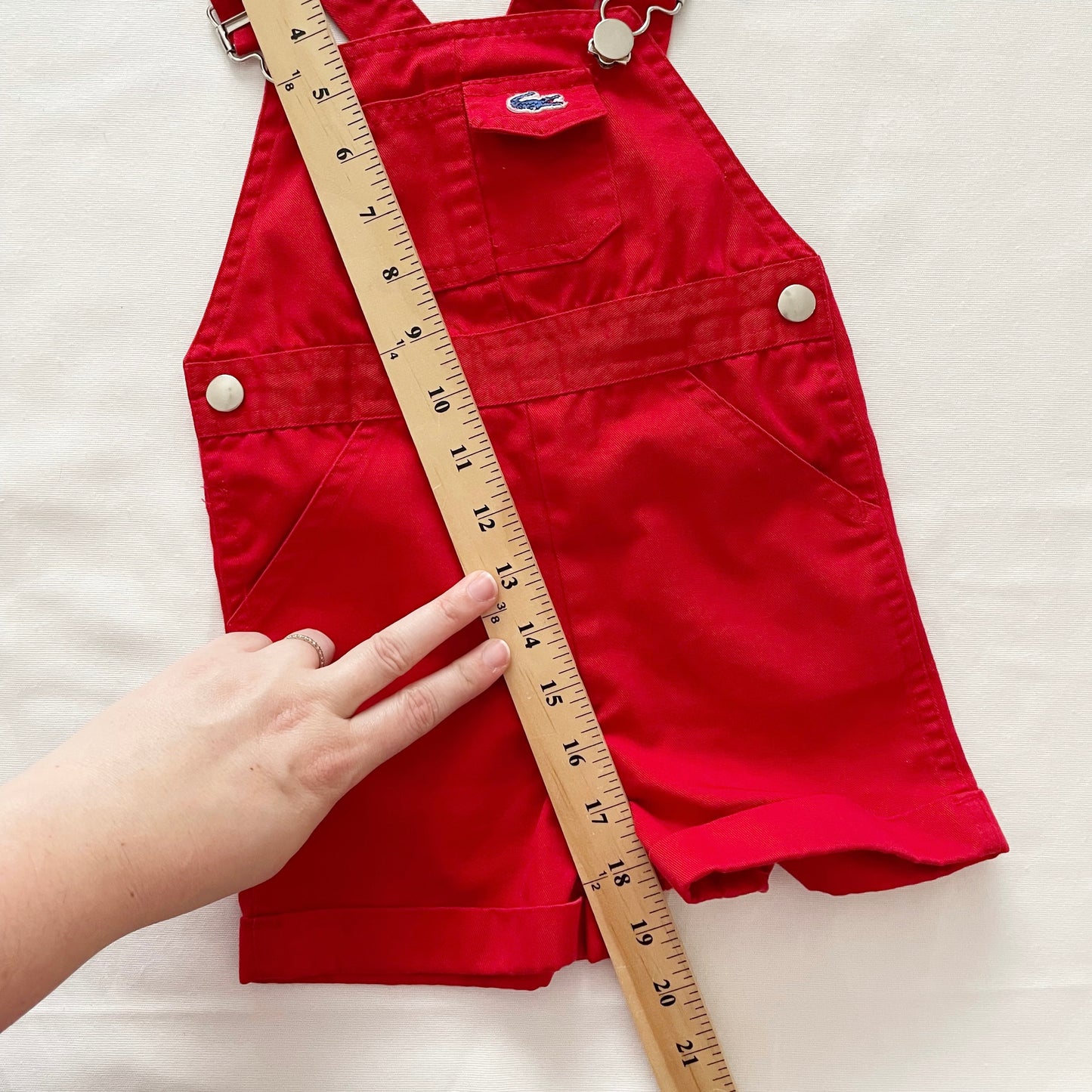 Izod Lacoste Red Shortalls • 18m (?)