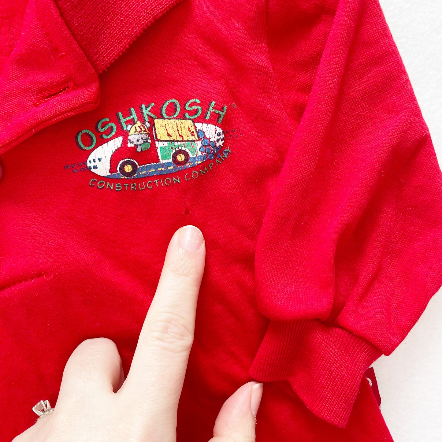 OshKosh Construction Mouse Polo
