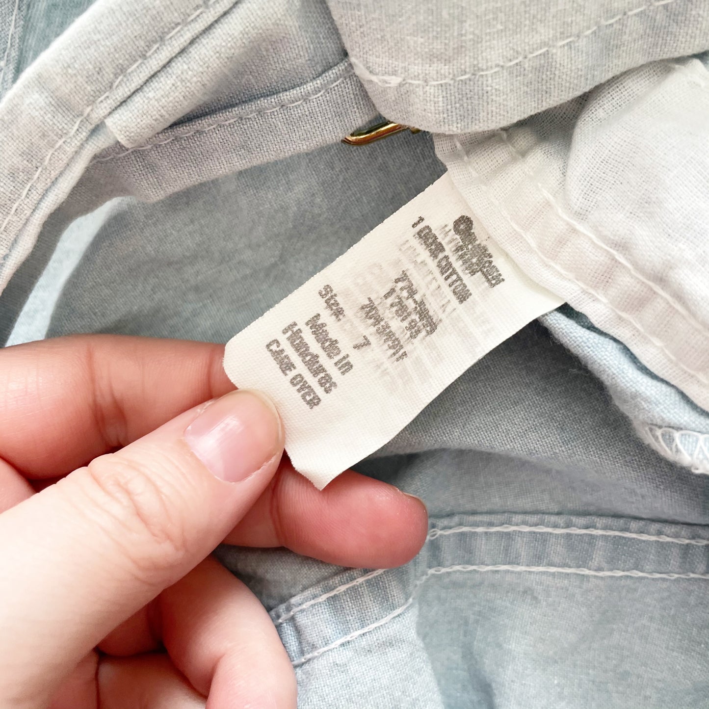 OshKosh Light Wash Chambray Overalls
