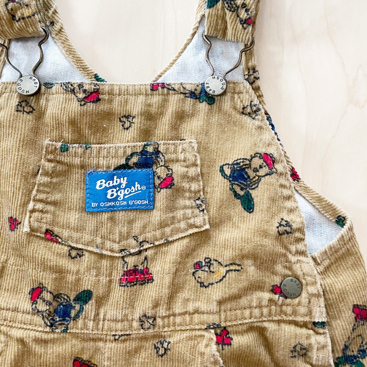 Vintage Baby B’gosh Beaver Cord Jogger Overalls