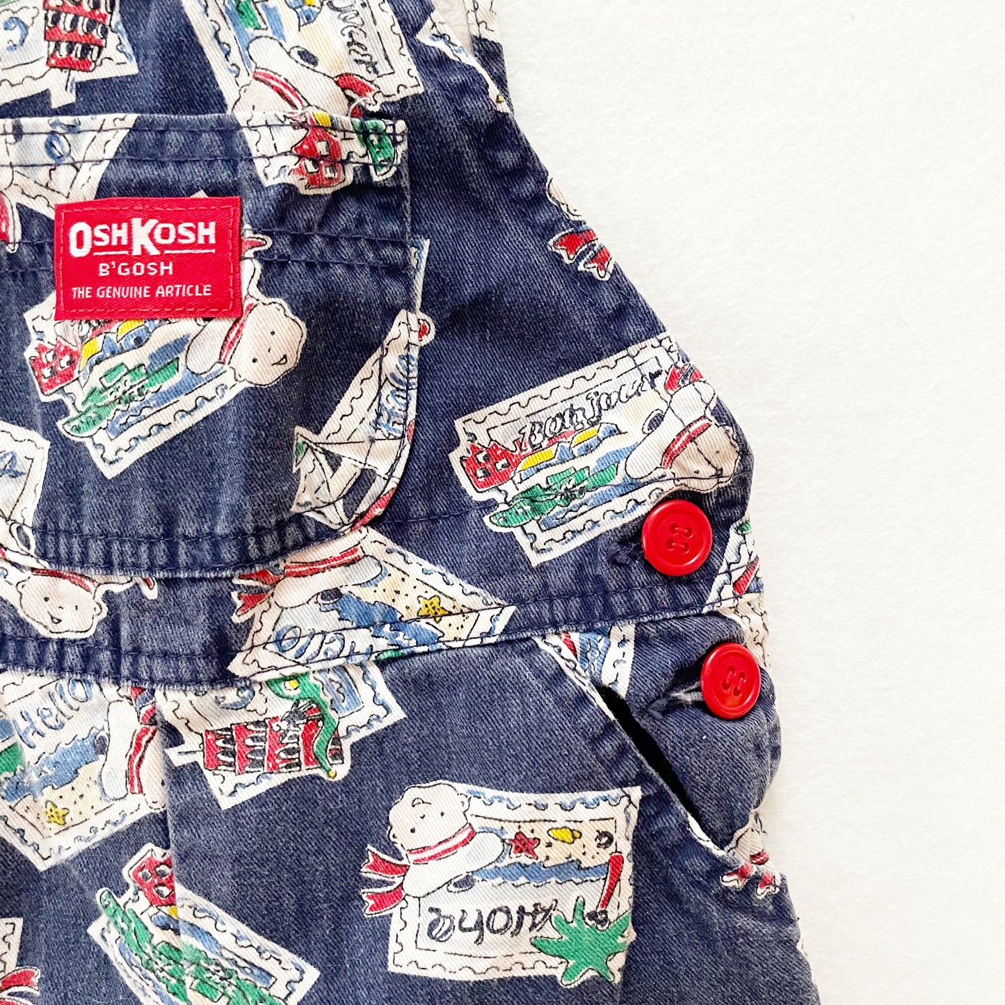 OshKosh Travel Postcards Overalls