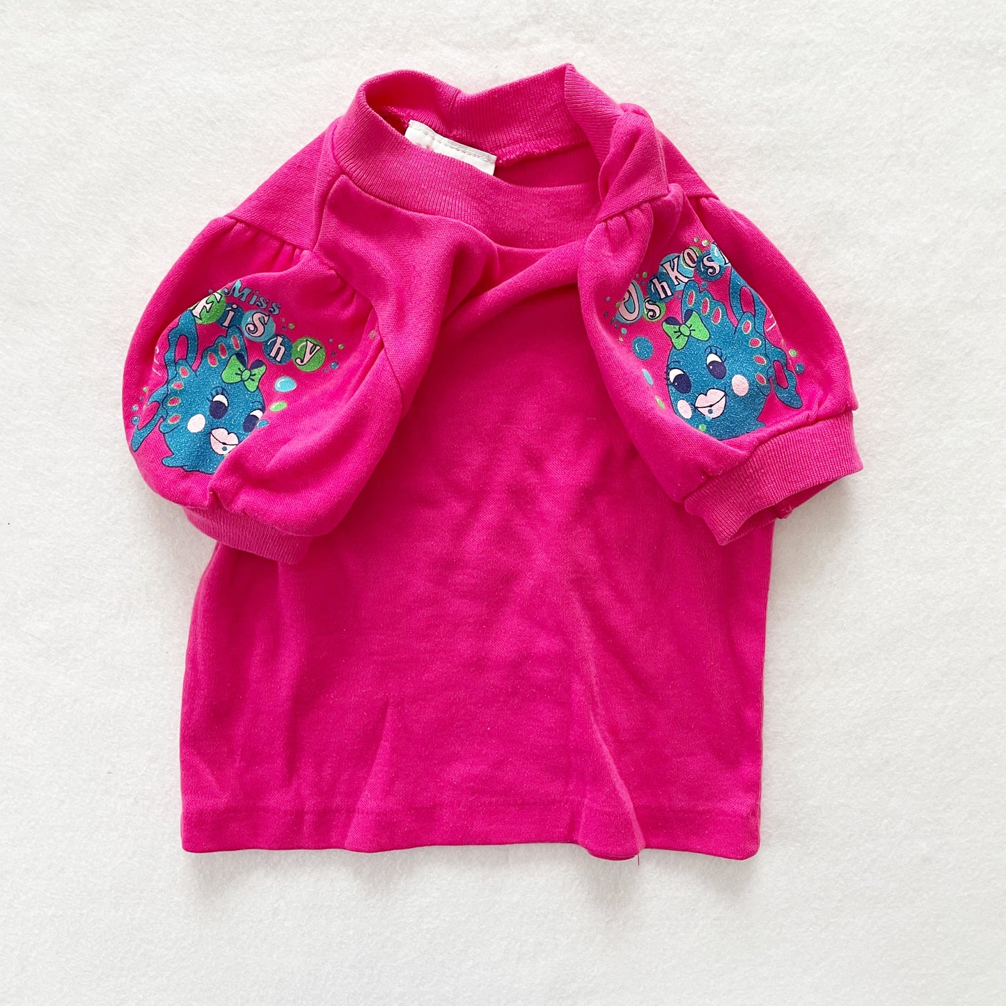 OshKosh Fishy Top - Yellow Clover Vintage Kids Clothes