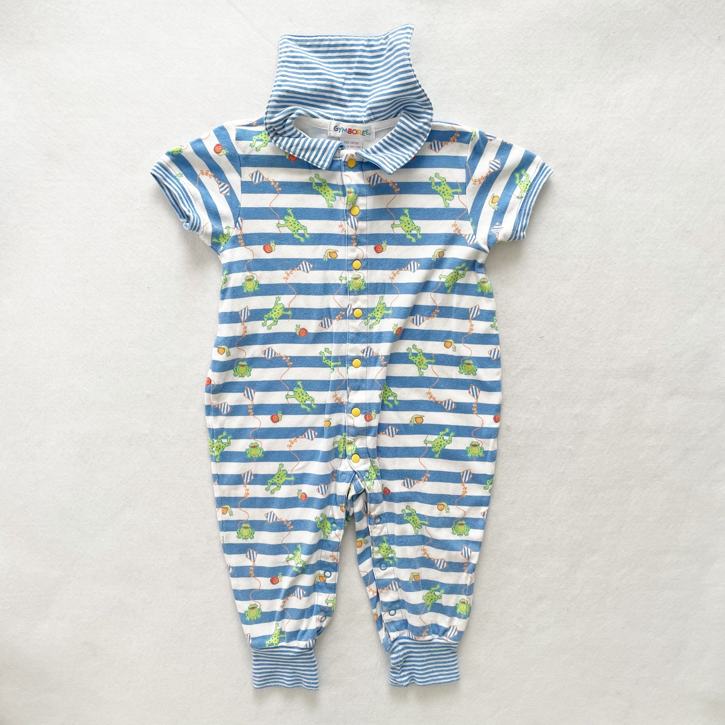 Gymboree Frogs, Kites + Snails Romper