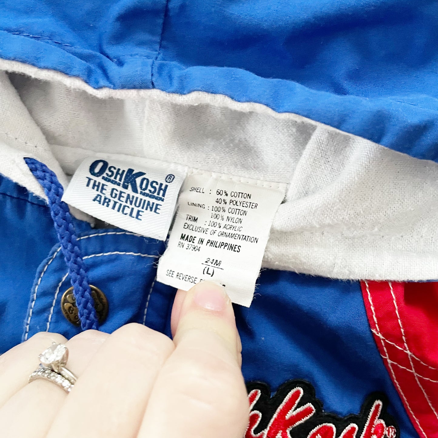 OshKosh Athletic Style Jacket - Yellow Clover Vintage Kids Clothes
