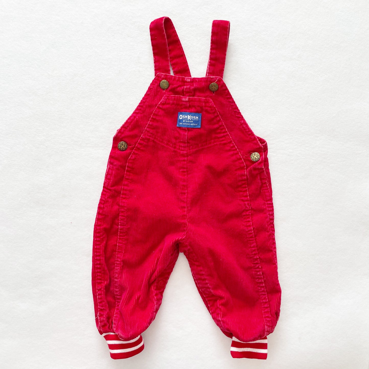 OshKosh Red Cord Jogger Overalls