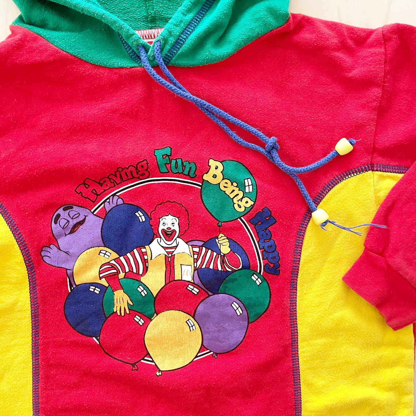 McKids McDonald’s Characters Sweatshirt - Yellow Clover Vintage Kids Clothes