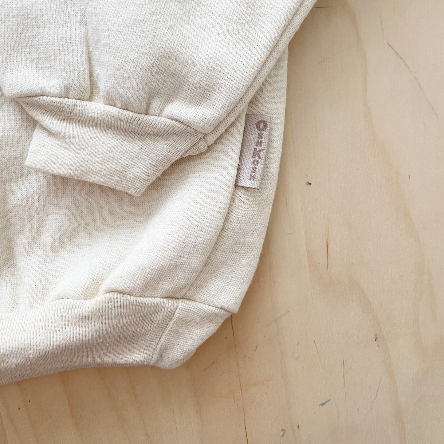 OshKosh Oatmeal Compass Sweatshirt - Yellow Clover Vintage Kids Clothes