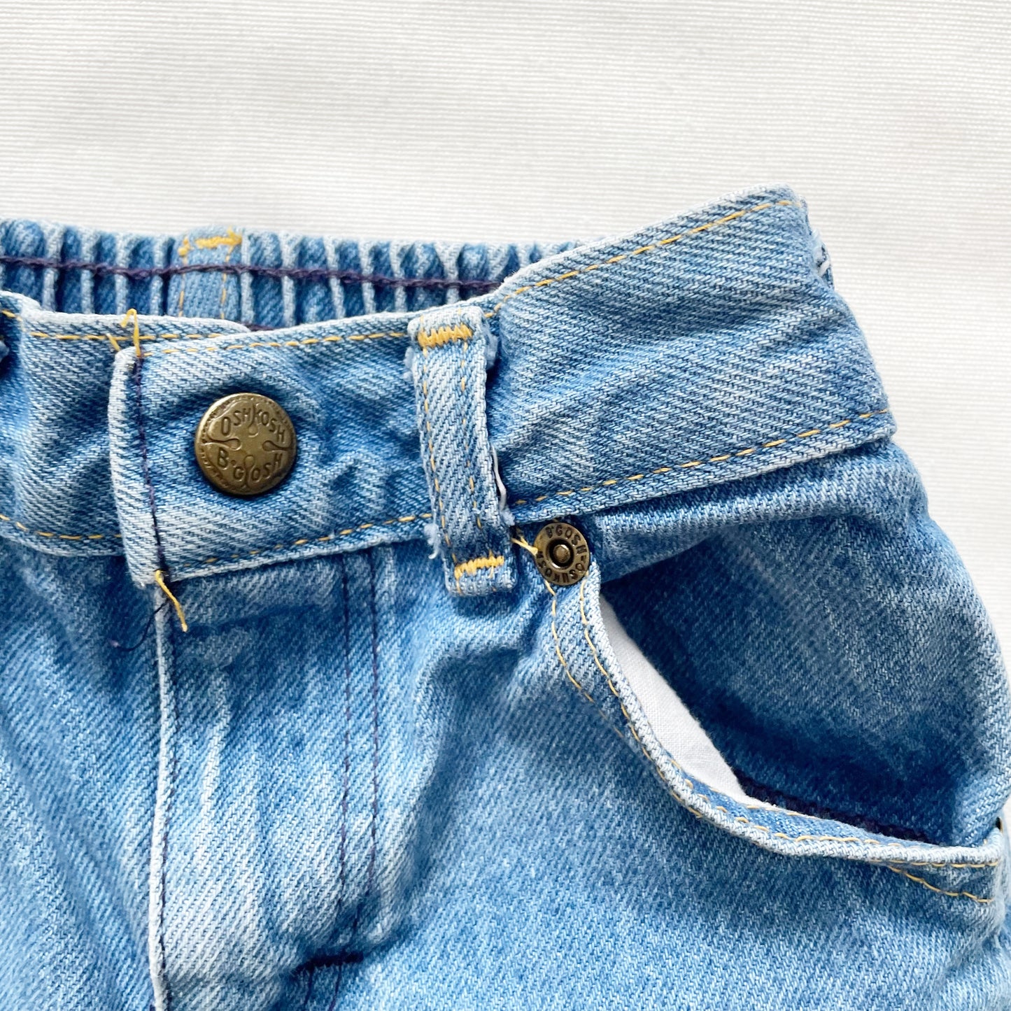OshKosh Medium-Light Jeans - Yellow Clover Vintage Kids Clothes