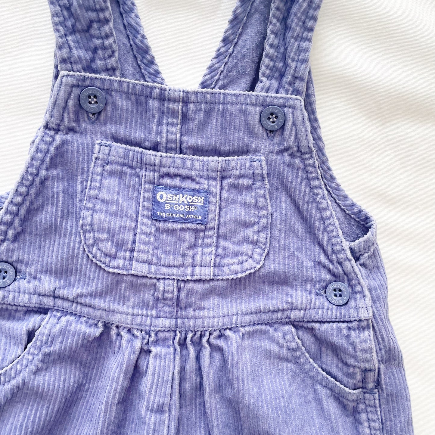 OshKosh Periwinkle Purple Chunky Cord Overalls
