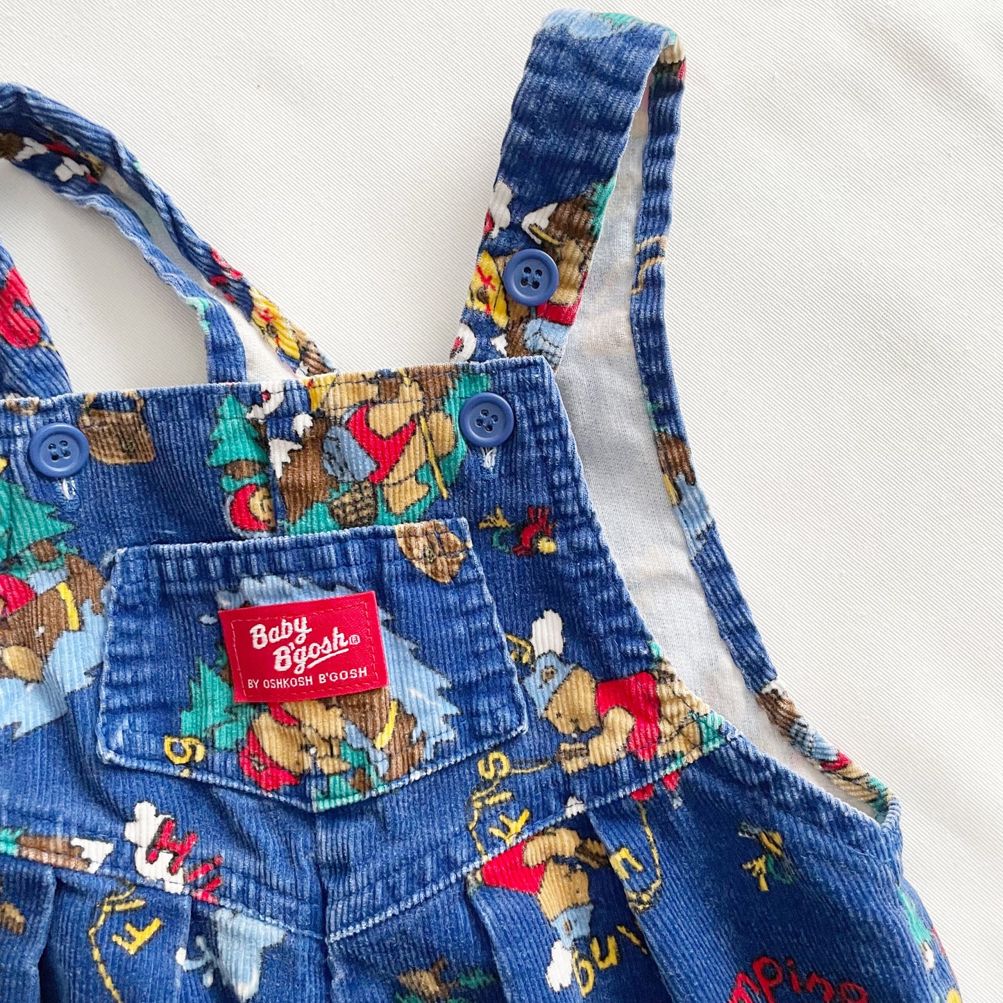 Baby B’gosh Outdoors Bears Cord Bubble Overalls
