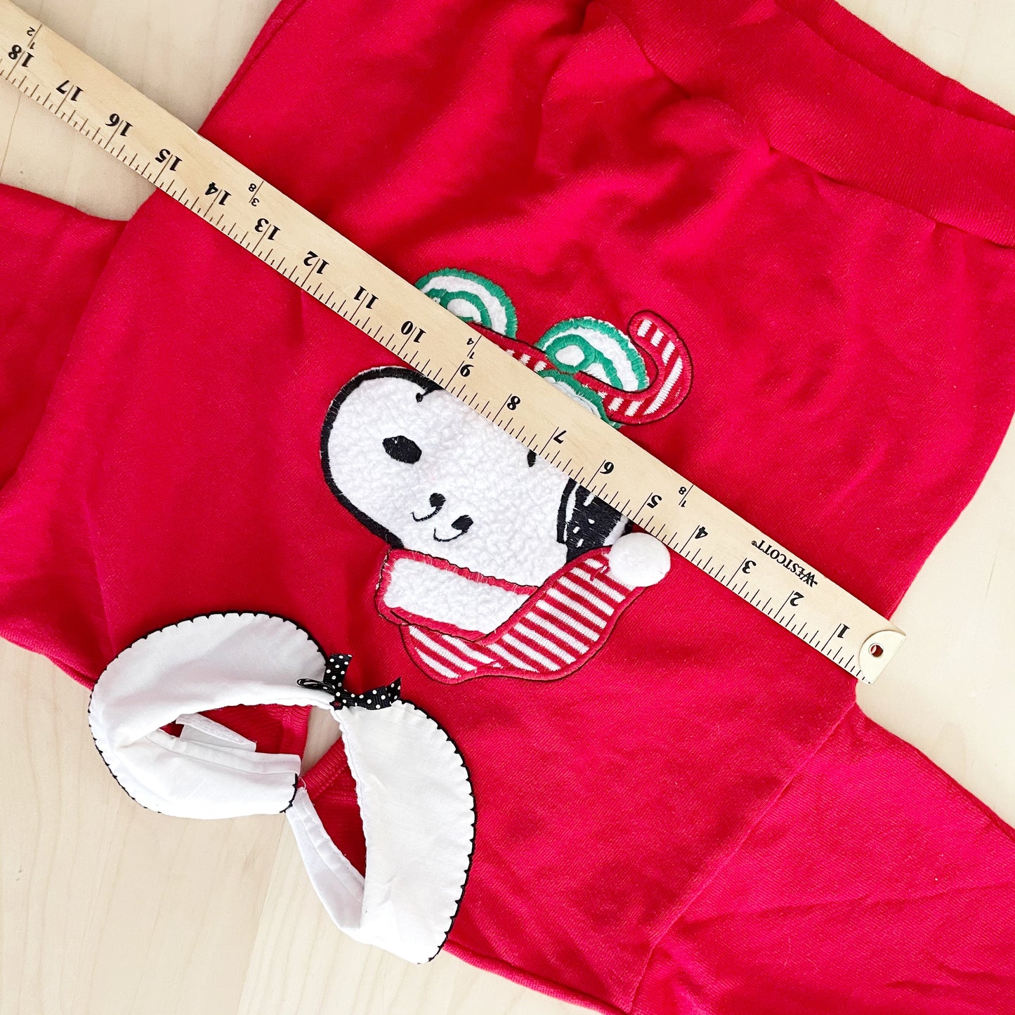 Snoopy Holiday Collared Sweatshirt - Yellow Clover Vintage Kids Clothes