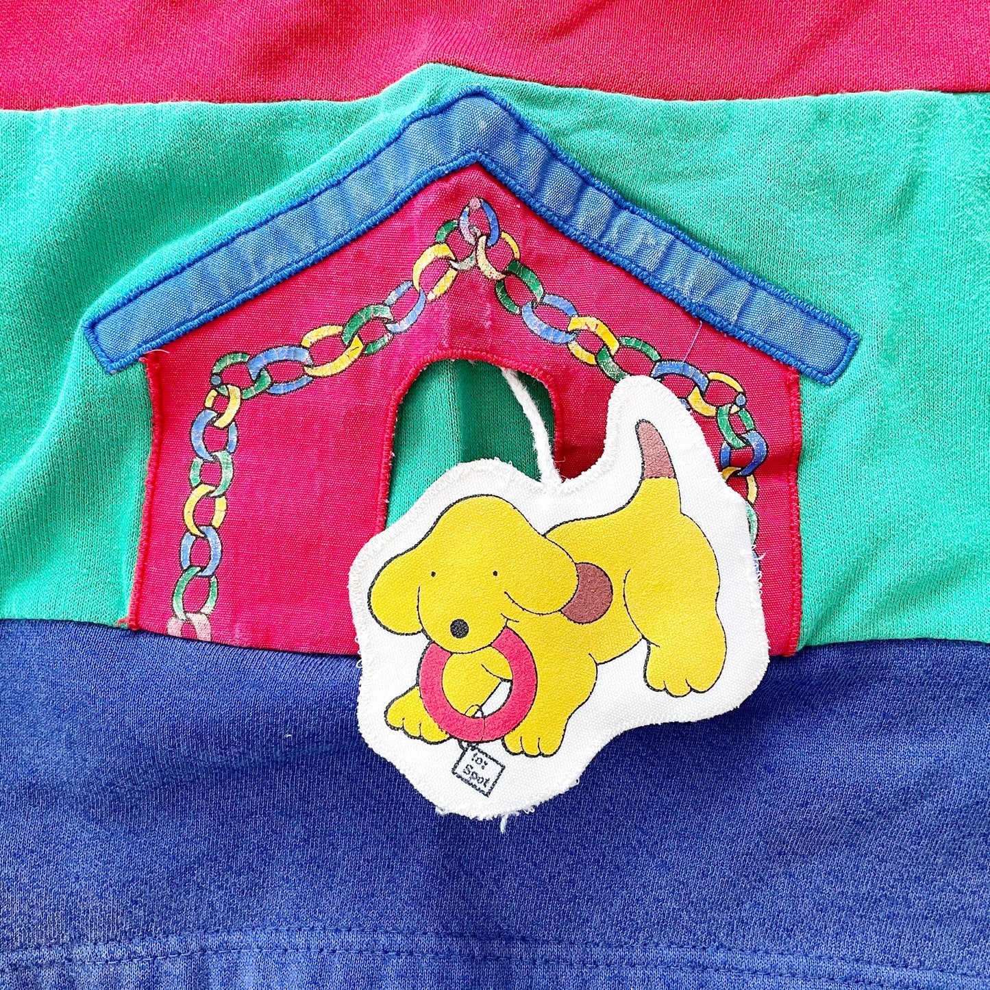 Vintage Spot Dog Sweatshirt - Yellow Clover Vintage Kids Clothes