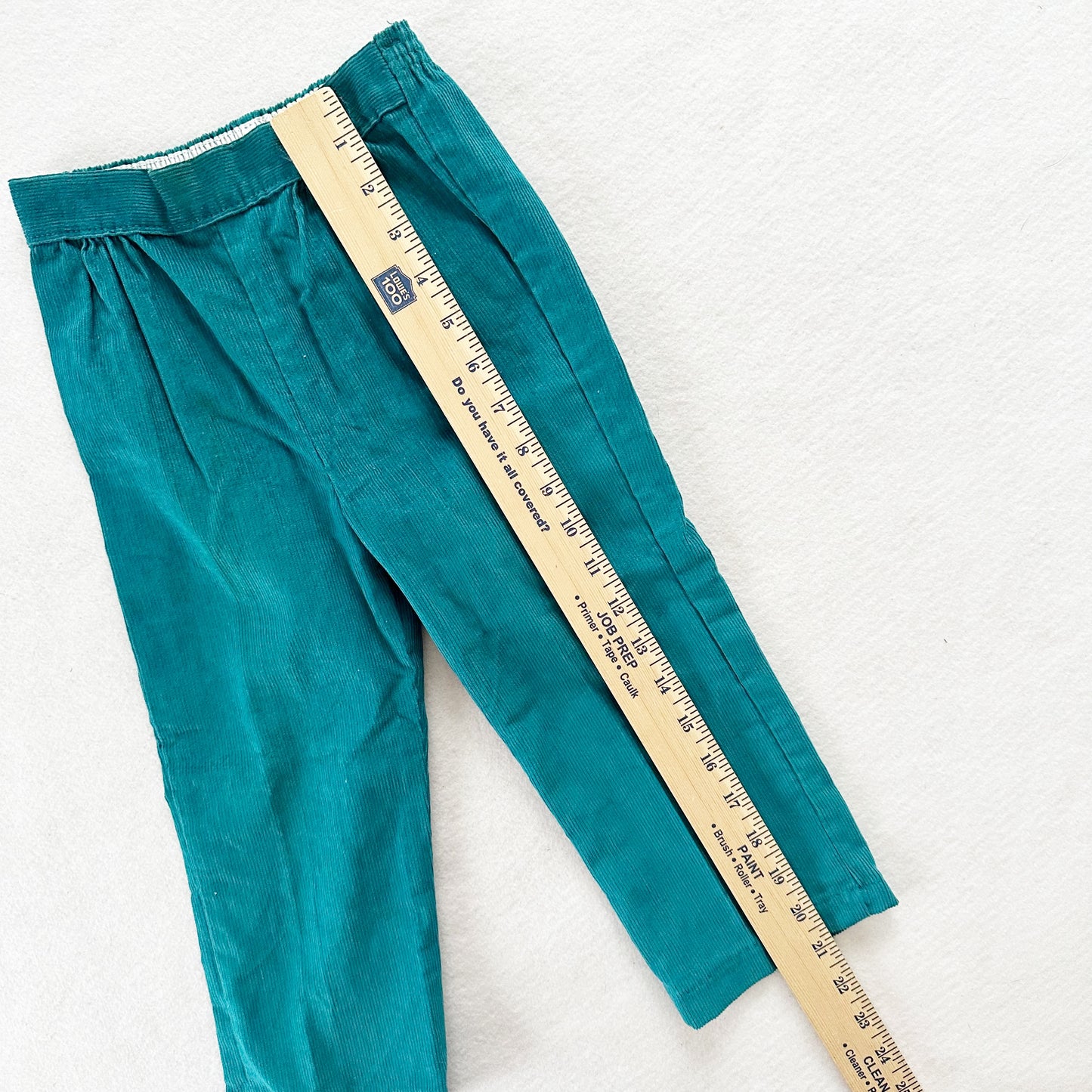 Teenie Genie Tea Girl Cord Pants - Yellow Clover Vintage Kids Clothes