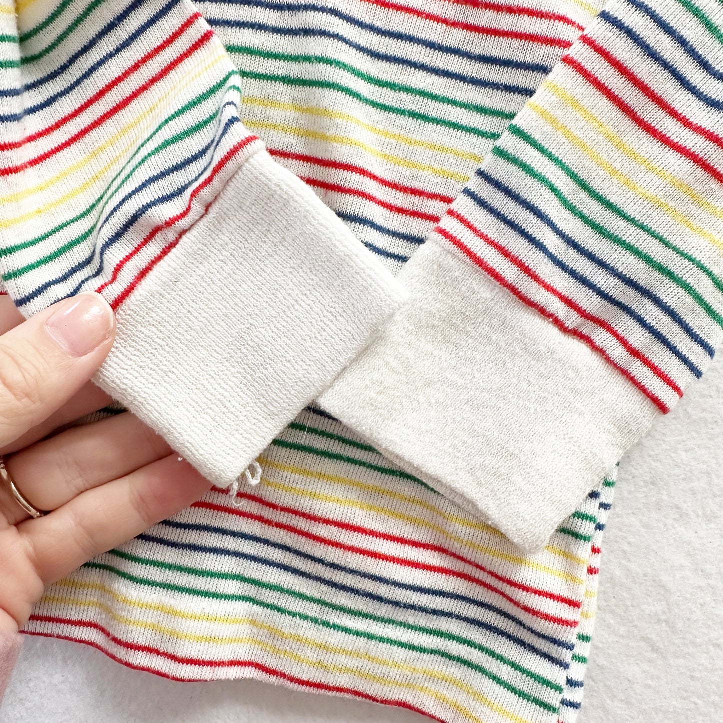 Toddletime Striped Tee - Yellow Clover Vintage Kids Clothes