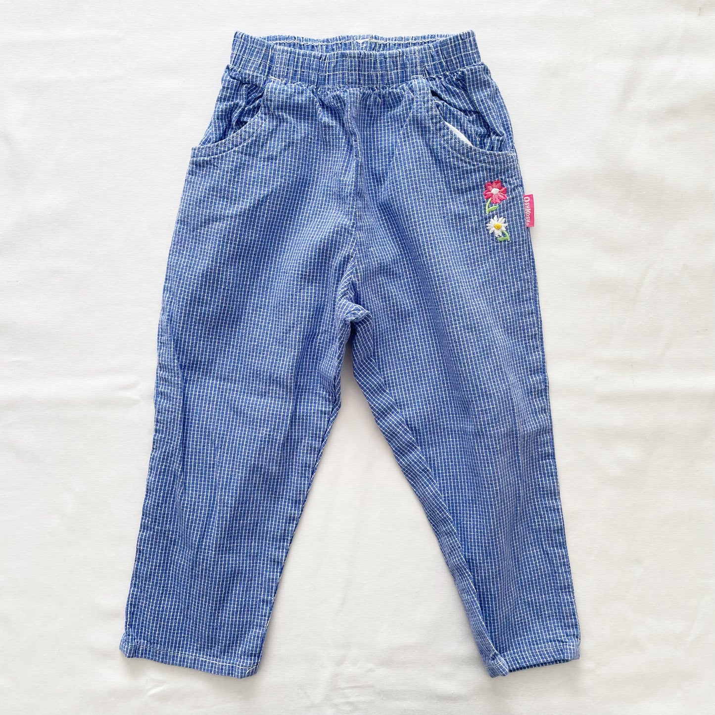 OshKosh Blue Checked Vest + Outfit Set