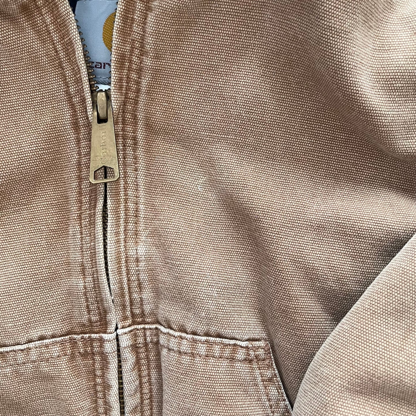 Carhartt Tan Jacket - Yellow Clover Vintage Kids Clothes