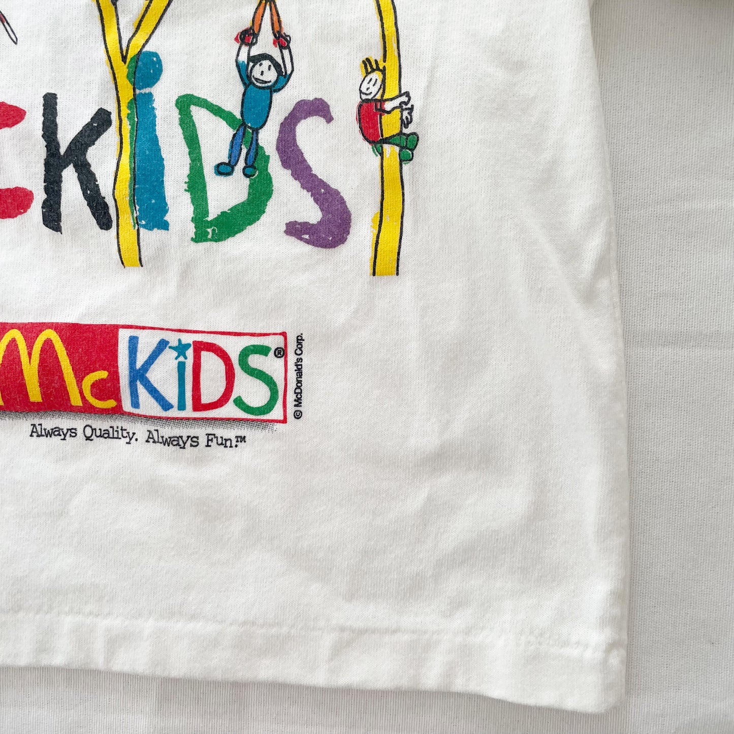 McKids Coloring Contest Graphic Tee • 4T - Yellow Clover Vintage Kids Clothes