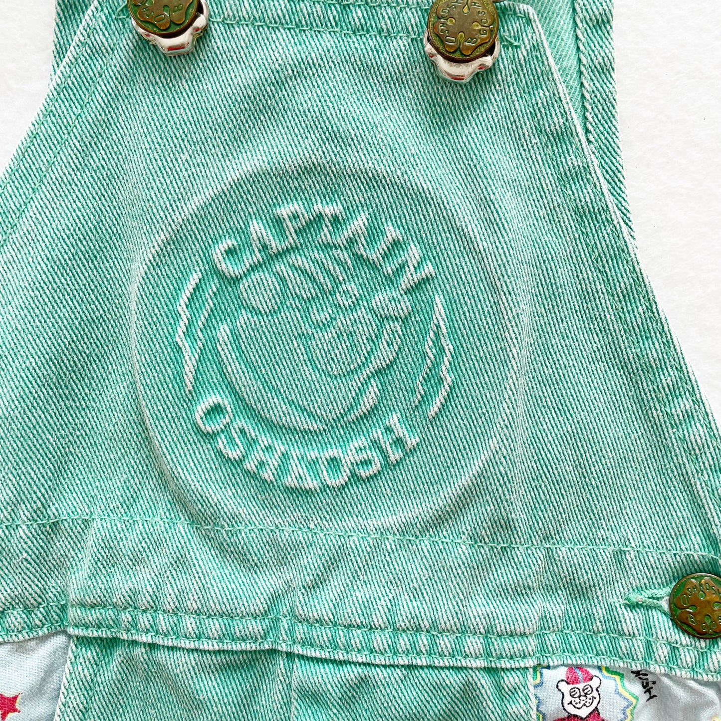 Captain OshKosh Mint Shortalls