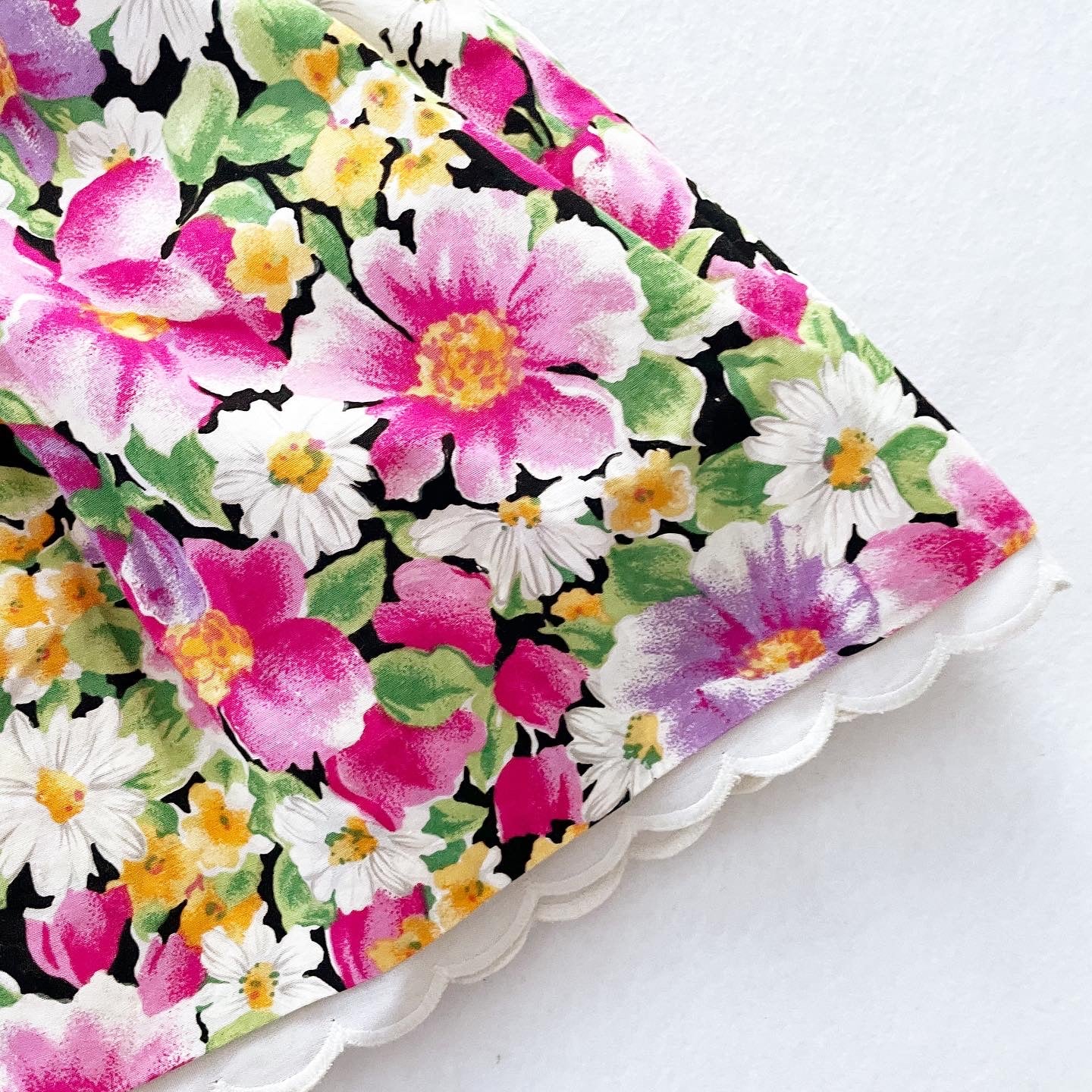 Sylvia Whyte Spring Floral Dress - Yellow Clover Vintage Kids Clothes