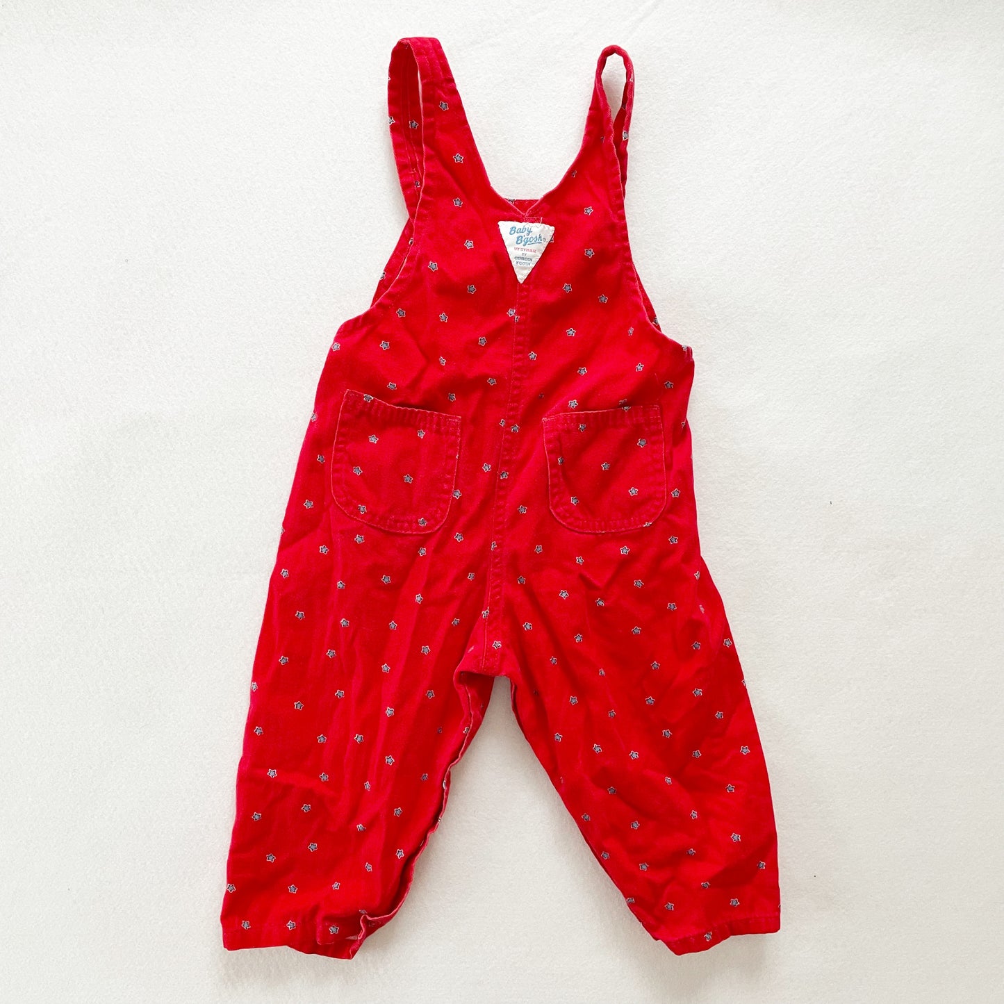 Baby B’gosh Red Star Print Overalls