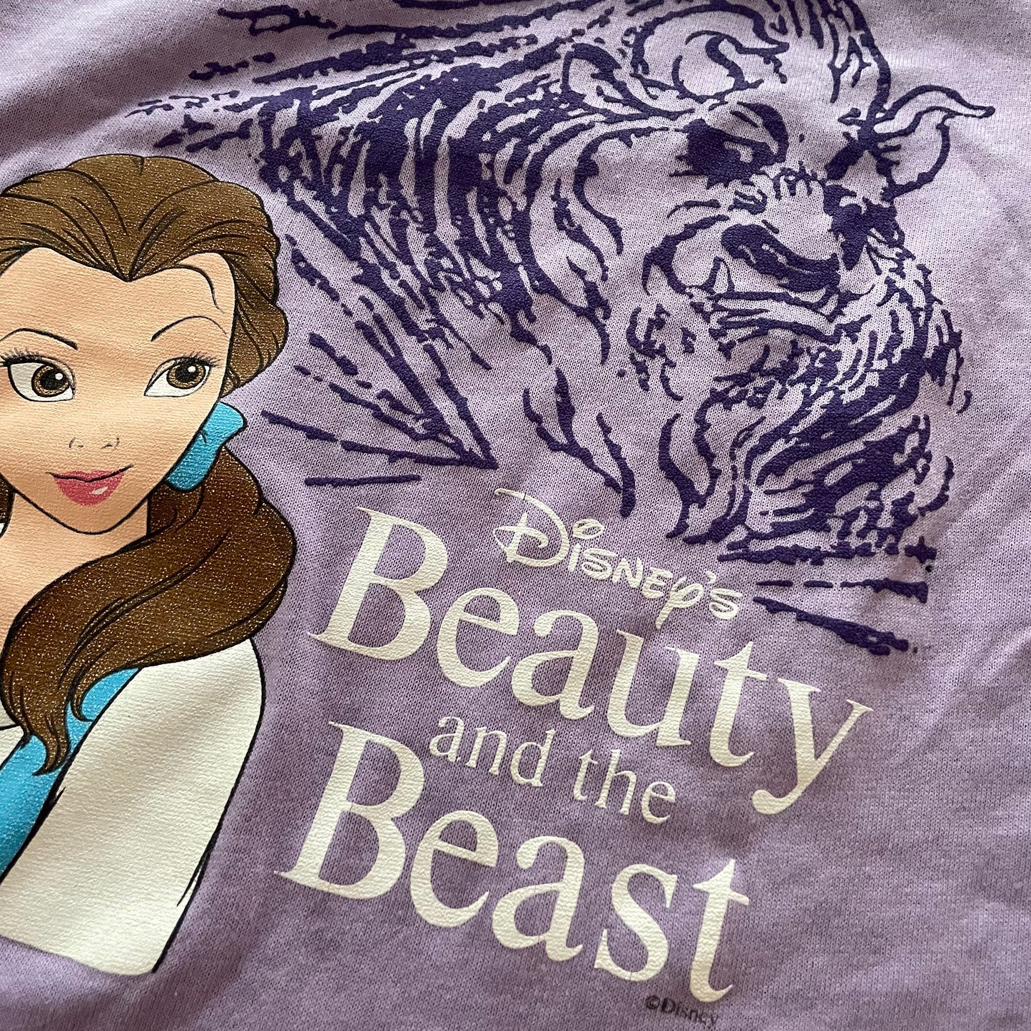 Belle Beauty and the Beast Tee - Yellow Clover Vintage Kids Clothes