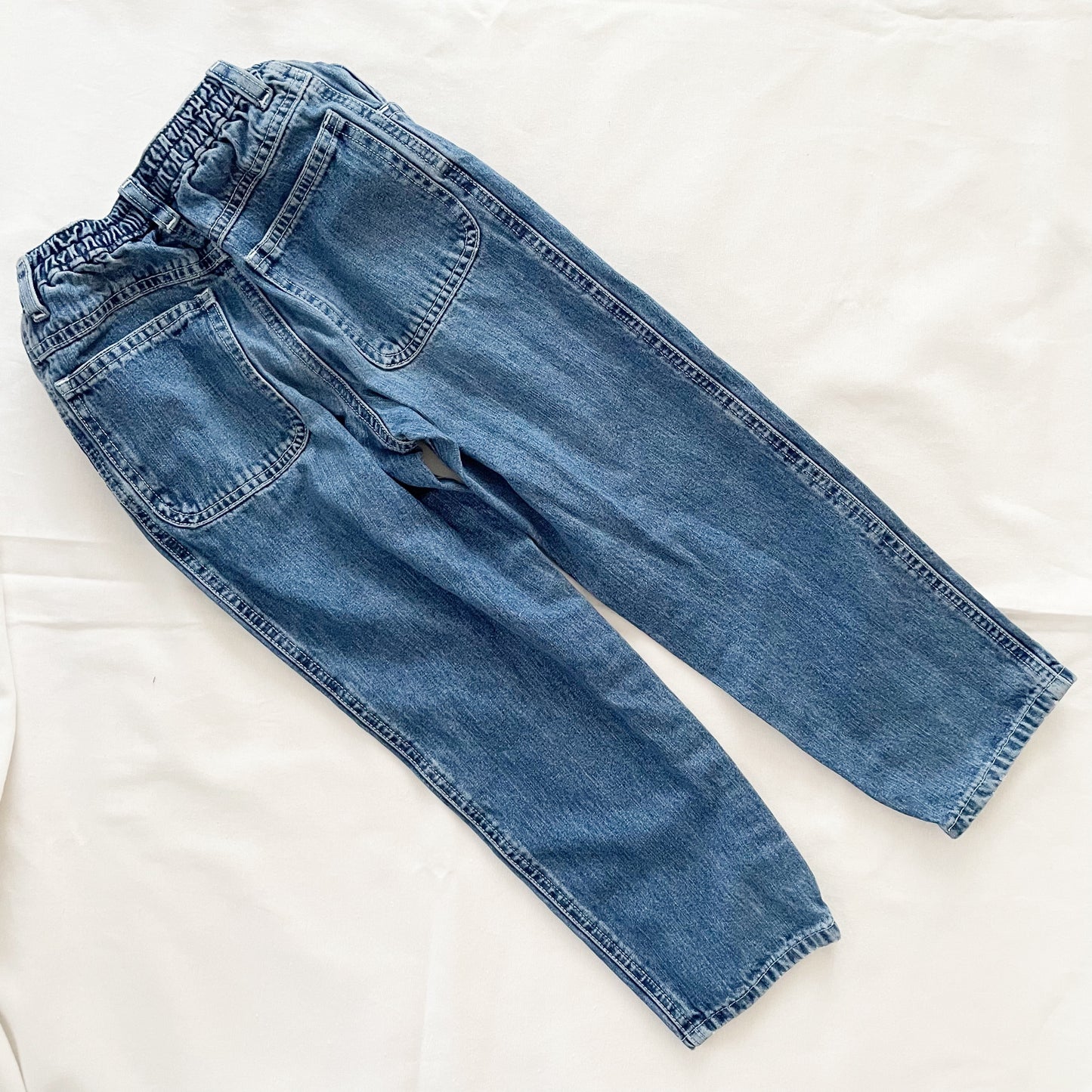 OshKosh Fruit Floral Embroidered Jeans - Yellow Clover Vintage Kids Clothes