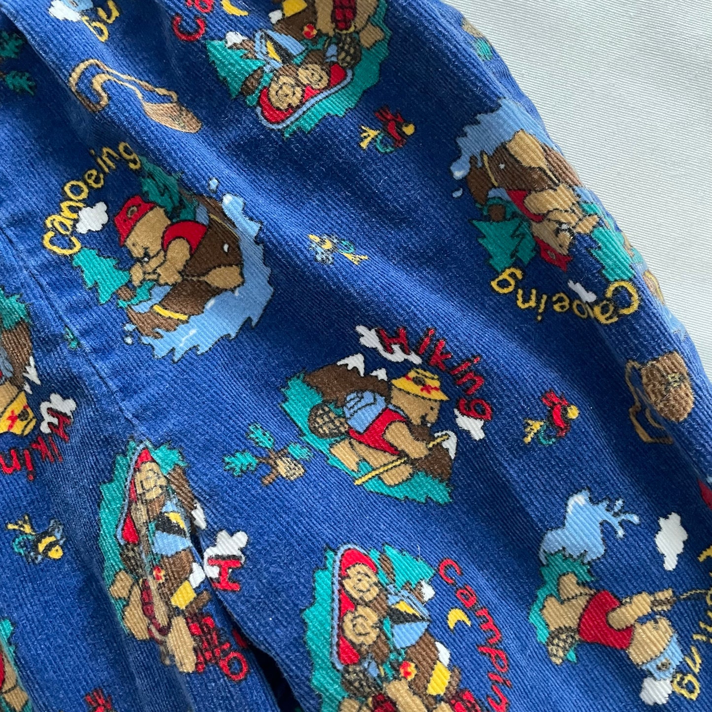 Baby B’gosh Outdoors Bears Cord Bubble Overalls