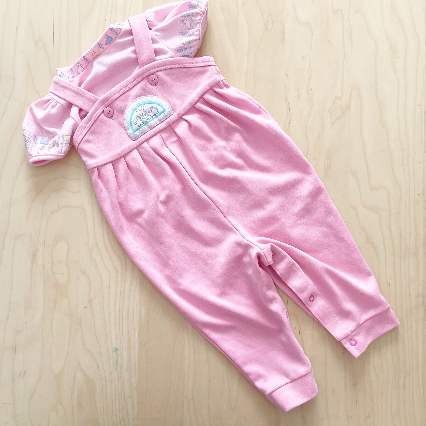 Vintage OshKosh Bunnies Romper Set