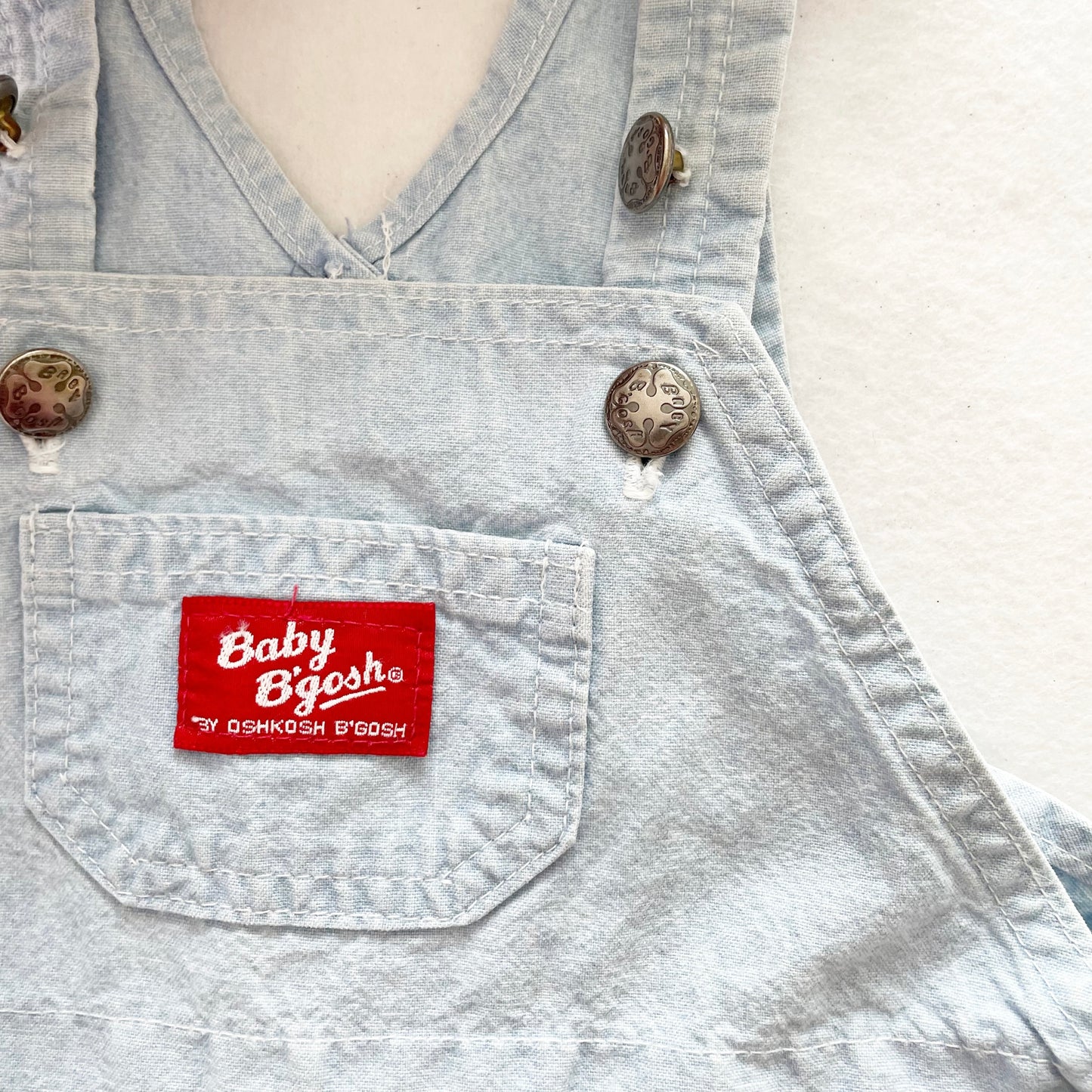 Baby B’gosh Light Chambray Shortalls
