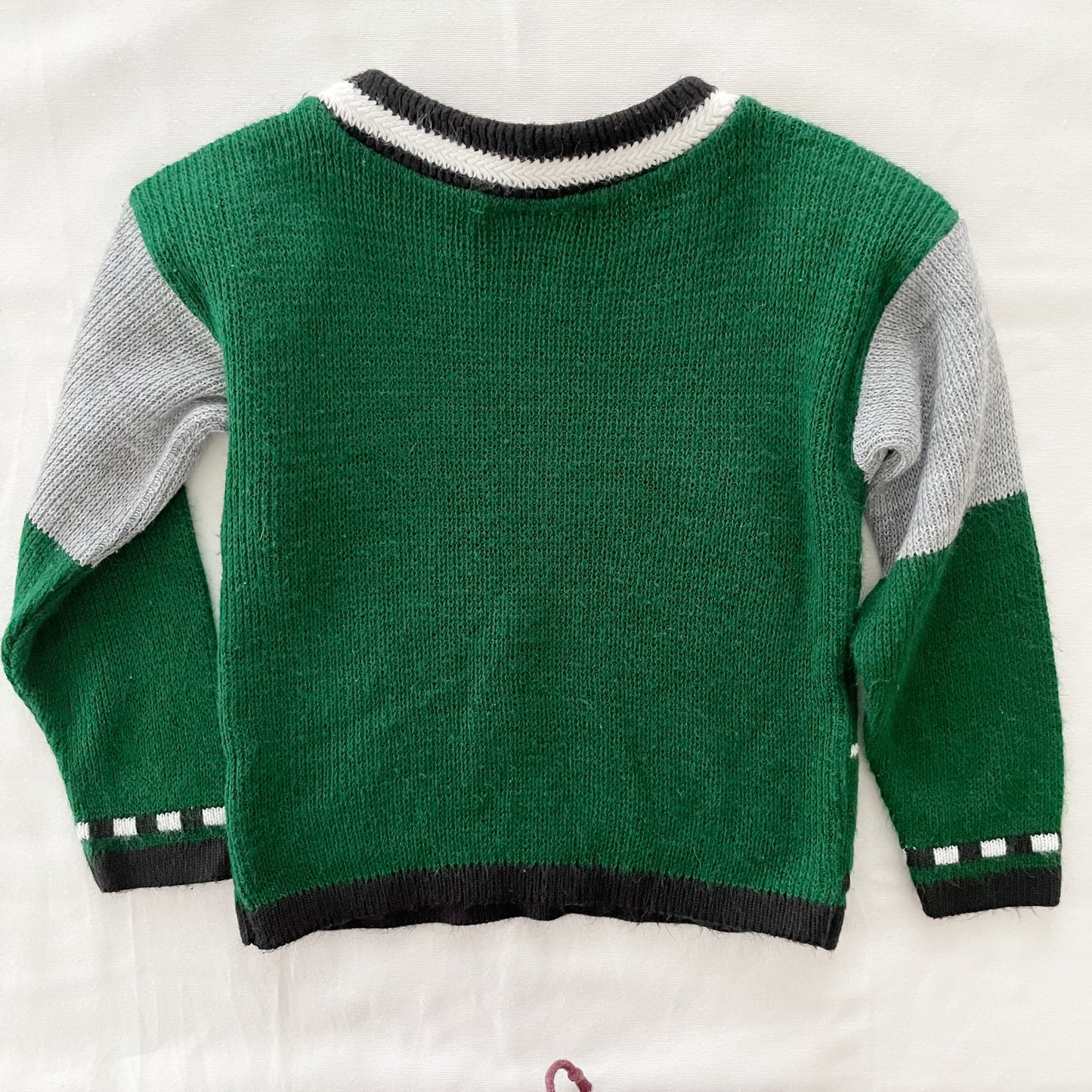 Snoopy and Friends Snoopy + Woodstock Football Sweater • 4T - Yellow Clover Vintage Kids Clothes