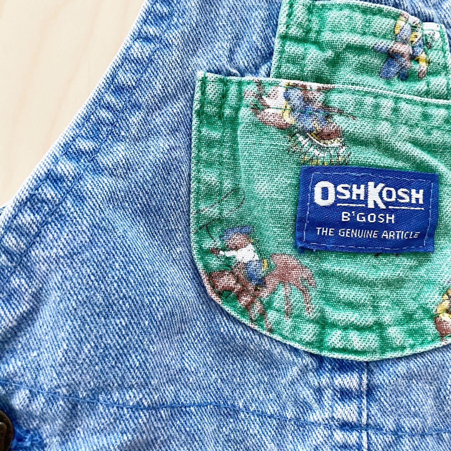 OshKosh Blue Wash Cowboy Detail Overalls