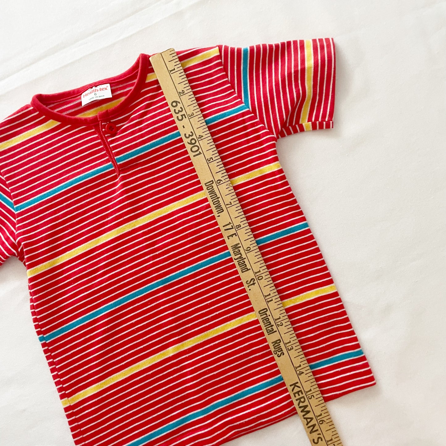 Healthtex Striped Henley Shirt
