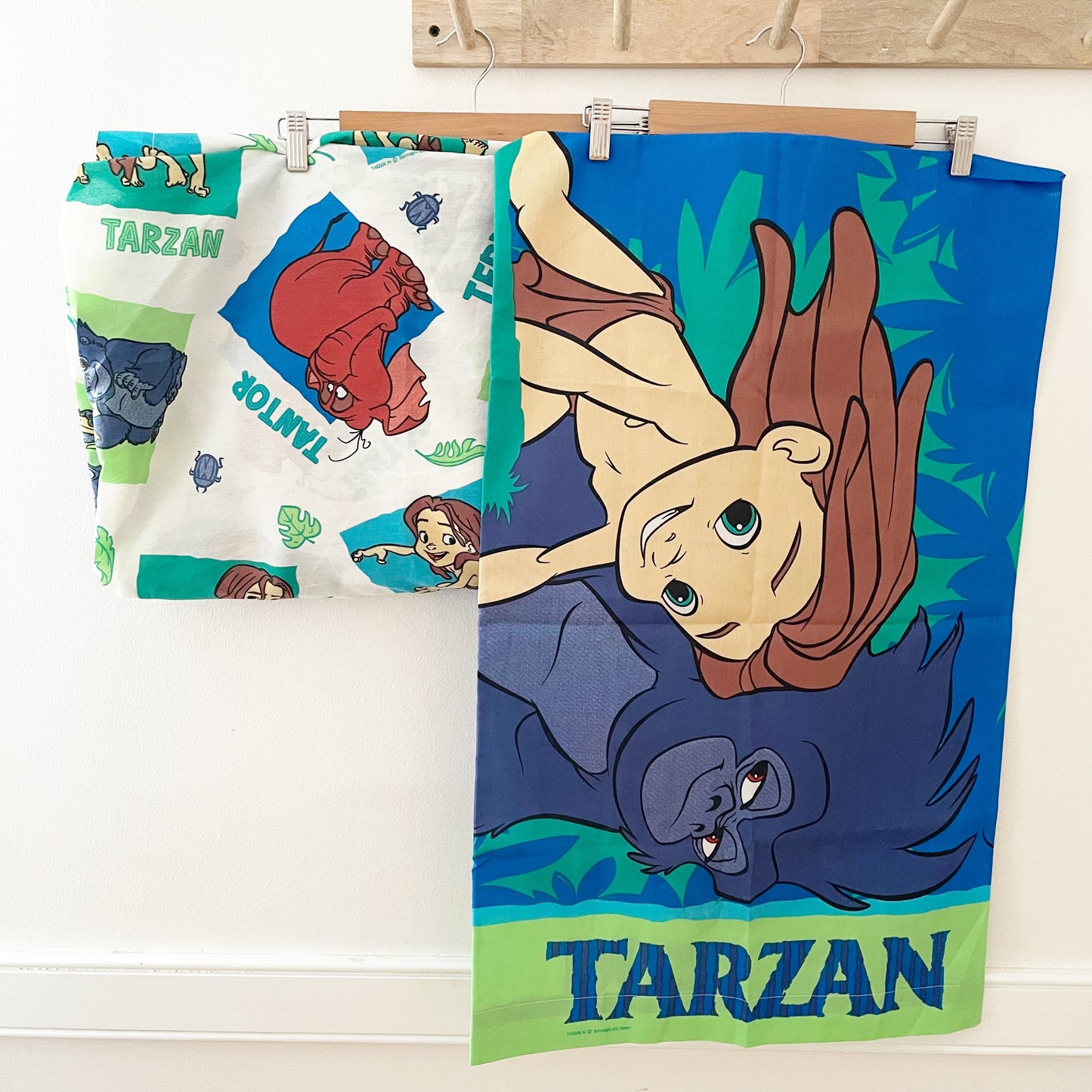 Tarzan Sheet Set - Yellow Clover Vintage Kids Clothes