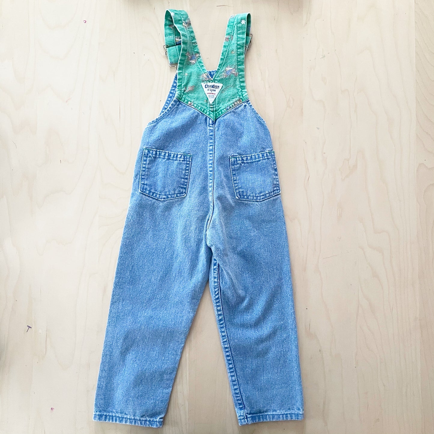 OshKosh Blue Wash Cowboy Detail Overalls