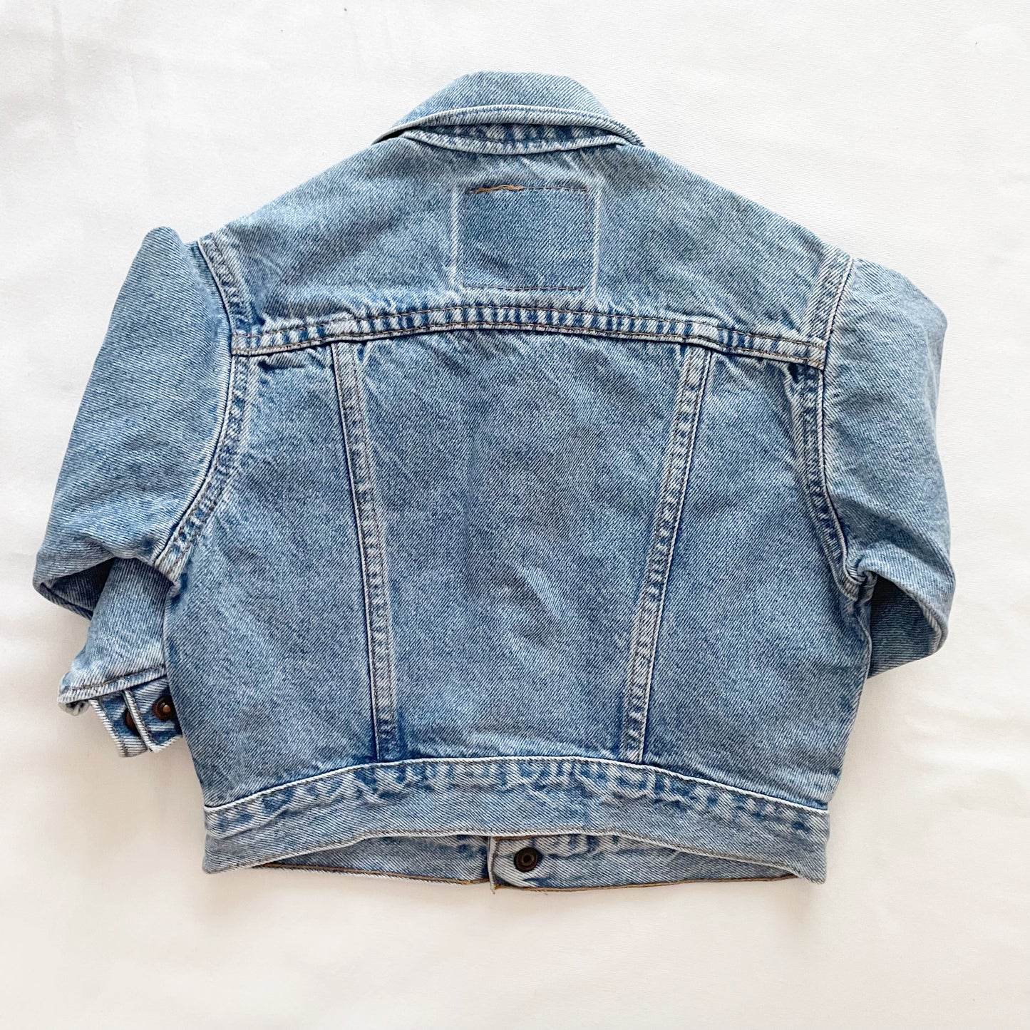 Levi’s Orange Tab Denim Jacket - Yellow Clover Vintage Kids Clothes