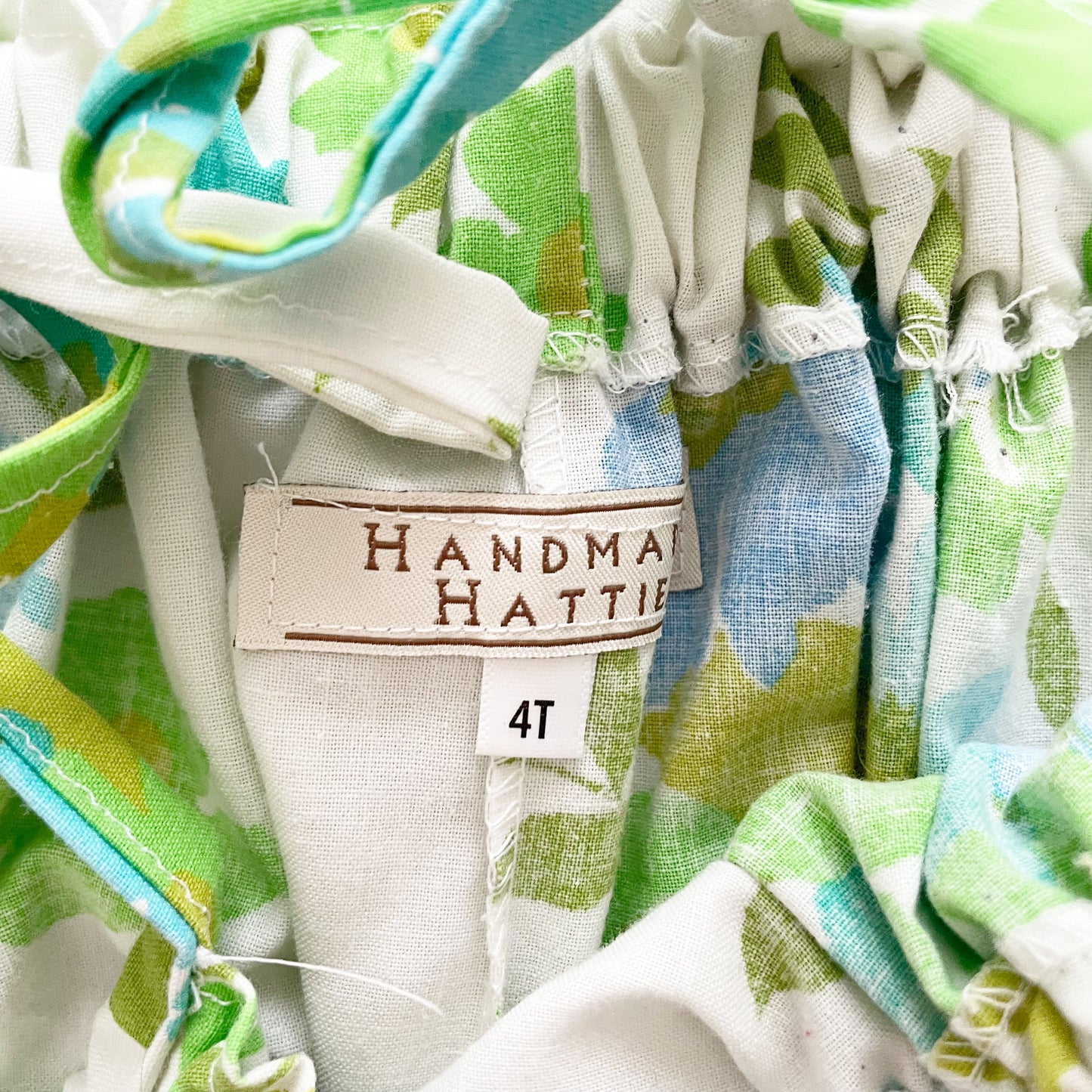 Handmade Vintage Fabric Dress - Yellow Clover Vintage Kids Clothes