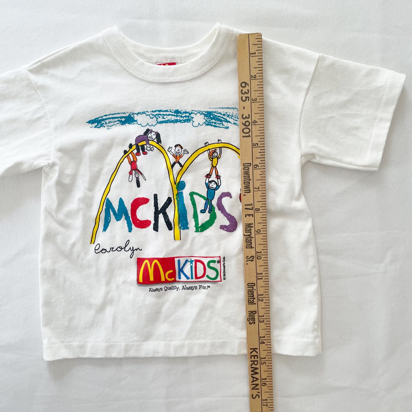 McKids Coloring Contest Graphic Tee • 4T - Yellow Clover Vintage Kids Clothes